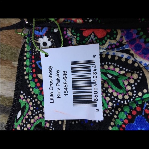 New Vera Bradley Vintage Paisley/Floral Hand Bag - Picture 7 of 8